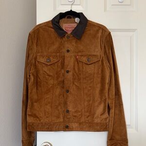 Levi's Tan Suede Shirt Jacket for Men